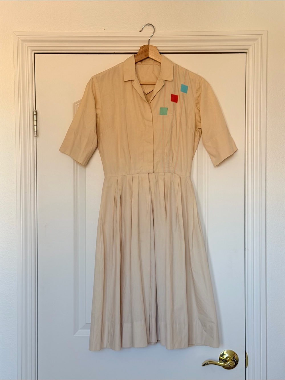 1950s vintage house dress